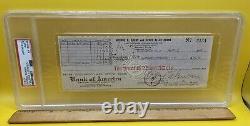 1942 George Burns/Gracie Allen PSA/DNA CERTIFIED AUTHENTIC AUTOGRAPHED Check