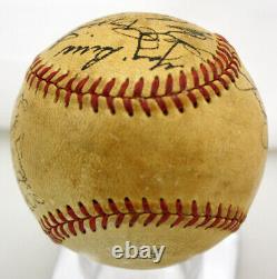 1951 Yankees Team Signed Autographed Baseball Mickey Mantle Rare Psa/dna V03700