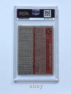 1958 TOPPS ALL STAR MICKEY MANTLE PSA DNA AUTO? Authentic HOF Autograph