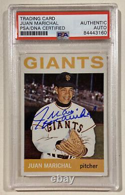 1964 Topps JUAN MARICHAL Signed Baseball Card PSA/DNA #280 Giants