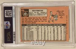 1969 Topps JUAN MARICHAL Signed Autographed Baseball Card PSA/DNA #370 Giants