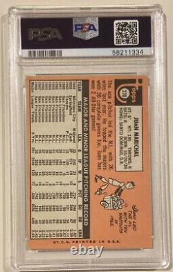 1969 Topps JUAN MARICHAL Signed Autographed Baseball Card PSA/DNA #370 Giants