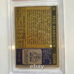 1971 Topps Pistol Pete Maravich Signed Autographed Basketball Card PSA DNA