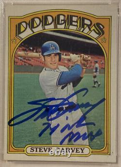 1972 Topps STEVE GARVEY Signed Baseball Card #686 PSA 5 PSA/DNA Auto Grade 10