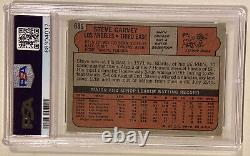 1972 Topps STEVE GARVEY Signed Baseball Card #686 PSA 5 PSA/DNA Auto Grade 10