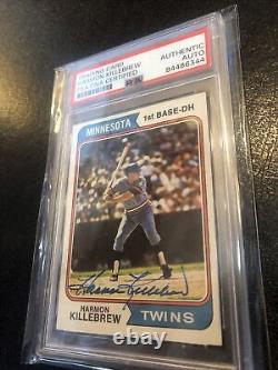 1974 Topps Harmon Killebrew #400 Autographed PSA DNA Certified Authentic