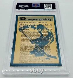 1981-82 OPC Wayne Gretzky SA #125 PSA 7 Autographed DNA/Cert Authentic