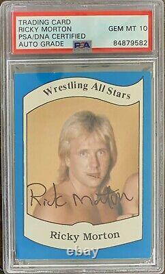 1983 Wrestling All-Stars #30 Ricky Morton Series A PSA/DNA 10 Signed Card Auto
