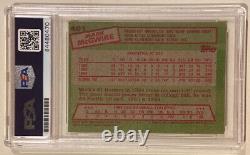 1985 Topps MARK MCGWIRE Signed Baseball Rookie Card PSA/DNA