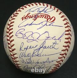 1986 Mets signed Official World Series baseball 35 auto Gary Carter PSA/DNA LOA