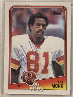 1988 Topps ART MONK Signed Autographed Football Card #12 PSA/DNA Syracuse