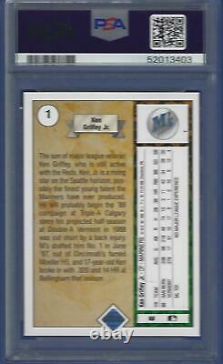 1989 Upper Deck Ken Griffey Jr. Signed Auto Rookie PSA/DNA Card Auto 10