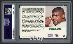1992 Pro Set Reggie White #18 Philadelphia Eagles Hof Autographed Psa Dna Auto 8