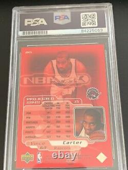 1998-99 Sp Authentic Vince CARTER SIGNED AUTO ROOKIE Card PSA/DNA Nba2k