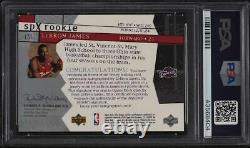 2003 SPx Basketball LeBron James ROOKIE RC PATCH PSA/DNA 10 AUTO /750 PSA Auth