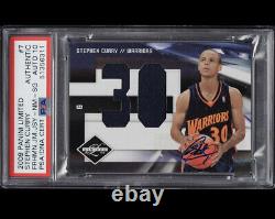 2009 Limited Freshman Stephen Curry Rc Patch Auto Dna 10 /49 #7 Psa Auth Rookie