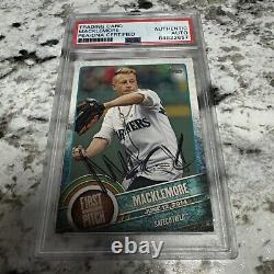2015 Topps Series 1 #FB12 Macklemore Signed Auto Card PSA/DNA AUTHENTIC