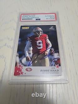 2019 Panini Instant Robbie Gould Autographed Signed Card /91 PSA/DNA Slabbed