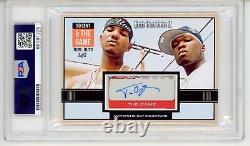 50 Cent & The Game Signed Autographed Hate It Or Love It Card 1/1 PSA DNA