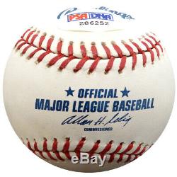 Al Kaline Autographed Signed Mlb Baseball Tigers 3,007 Hits Psa/dna 94300
