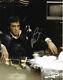 Al Pacino Autographed 11x14 Scarface Photo Tony Montana Chair Sitting Psa/dna