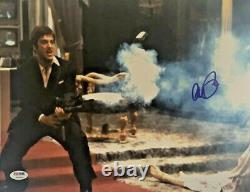 Al Pacino Autographed 11x14 Scarface Photo Tony Montana Little Friend PSA/DNA