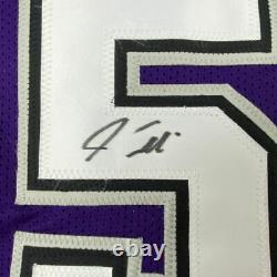 Autographed/Signed JASON WILLIAMS Sacramento Purple Jersey PSA/DNA COA Auto