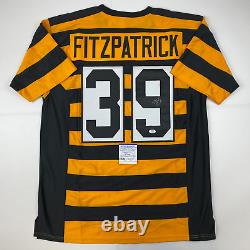 Autographed/Signed Minkah Fitzpatrick Pittsburgh Bumble Bee Jersey PSA/DNA COA