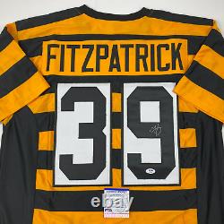 Autographed/Signed Minkah Fitzpatrick Pittsburgh Bumble Bee Jersey PSA/DNA COA