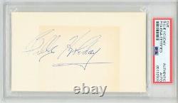 Billie Holiday Signed Autographed Authentic Signature Lady Day PSA DNA