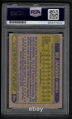Bo Jackson Autographed trading Card PSA/DNA Certified PSA 10
