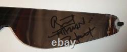Bret Hart Signed Silver Throwback Hitman Wrap Around Glasses Shades PSA/DNA WWE