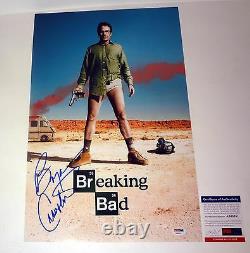 Bryan Cranston Signed Autograph Breaking Bad Movie Poster PSA/DNA COA