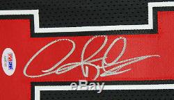 Bulls Dennis Rodman Authentic Signed Black Jersey Autographed PSA/DNA