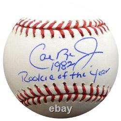 Cal Ripken, Jr. Autographed Mlb Baseball Orioles 1982 Al Roy Psa/dna 16365