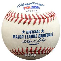 Cal Ripken, Jr. Autographed Mlb Baseball Orioles 1982 Al Roy Psa/dna 16365