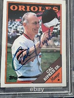 Cal Ripken PSA DNA Signed Autographed 1988 Topps Card #444 Certified Authentic