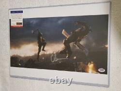 Captain America Chris Evans signed 12 x 18 Avengers Endgame photo PSA DNA