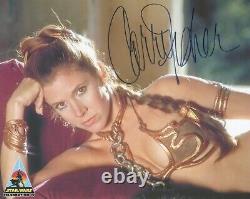 Carrie Fisher Signed Autographed Star Wars Princess Leia 8x10 Photo PSA DNA