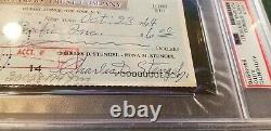 Casey Stengel PSA DNA Signed Check Autograph Auto New York Yankees Manager HOF 3