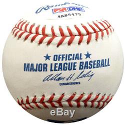 Cesar Geronimo Autographed Signed Mlb Baseball Reds 75, 75 Wsc Psa/dna 126616
