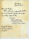 Charles Lindbergh Handwritten & Signed Letter Autographed Psa Dna