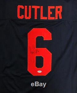 Chicago Bears Jay Cutler Authentic Autographed Signed Blue Jersey Psa/dna 102486