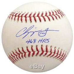 Chipper Jones Autographed Signed Mlb Baseball Braves 468 Hrs Psa/dna 150317