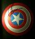 Chris Evans Captain America Signed Autographed Shield Hot Toys Psa/dna Coa 1/6
