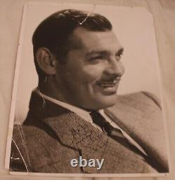 Clark Gable Signed Autographed Vintage Oversized Photo PSA DNA