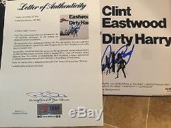 Clint Eastwood Dirty Harry Signed 12x18 Photo PSA/DNA LOA FULL LETTER clearance