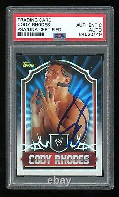 Cody Rhodes PSA/DNA 2011 Topps WWE Card #13 Signed Autographed Auto Nightmare