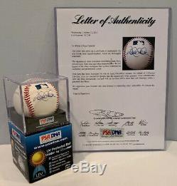 Derek Jeter Autographed Signed Official MLB Baseball PSA DNA Full Letter COA