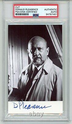 Donald Pleasence (Dr. Loomis) Signed Autographed Halloween PSA DNA Encased